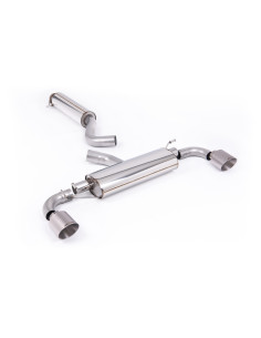 MILLTEK Sportauspuff Anlage Titan Tips ab OPF Toyota Yaris GR inkl. CH-Gutachten