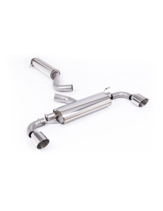 MILLTEK Sportauspuff Anlage Polished ab OPF Toyota Yaris GR inkl. CH-Gutachten