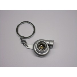 Schlüsselanhänger Turbolader Silber