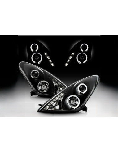 Scheinwerfer Angel Eyes Schwarz Toyota Celica...