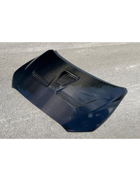 Carbon Motorhaube OEM mit Carbon Gittern und Hutze Mitsubishi EVO 10