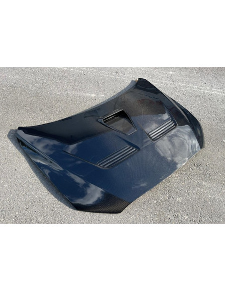 Carbon Motorhaube OEM mit Carbon Gittern und Hutze Mitsubishi EVO 10