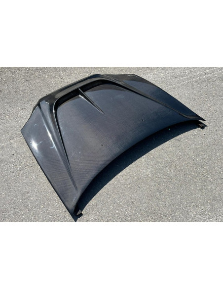 Carbon Motorhaube Civic 1996-1998 mit Luftschlitz