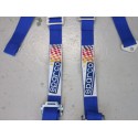 SPARCO 4 Punkt Gurt Schnellverschluss 2 Zoll blau