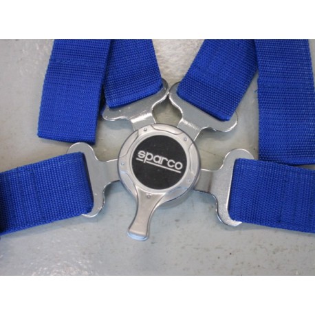 SPARCO 4 Punkt Gurt Schnellverschluss 2 Zoll blau