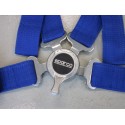 SPARCO 4 Punkt Gurt Schnellverschluss 2 Zoll blau