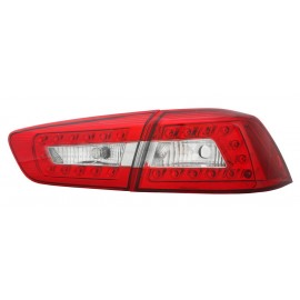 Heckleuchten LED Audi Style chrom Mitsubishi EVO 10