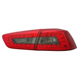Heckleuchten LED Audi Style schwarz Mitsubishi EVO 10