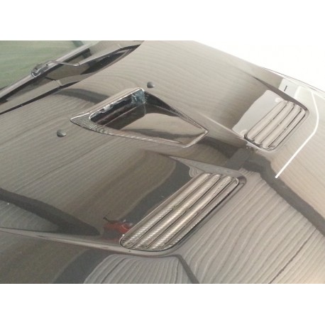 Carbon Lufthutzen fein Motorhaube Mitsubishi EVO 10