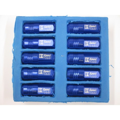 D1 Spec Radmuttern Lug Nuts Blau