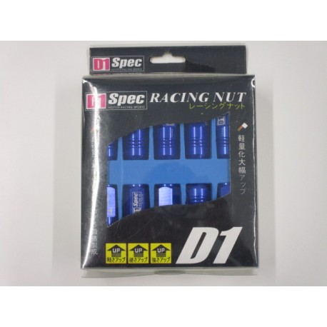 D1 Spec Radmuttern Lug Nuts Blau