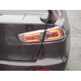 Heckleuchten NEW LED Audi Style schwarz smoke Mitsubishi EVO 10
