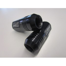Radmutter Set lang Alu eloxiert Schwarz 2