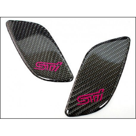 thumbnail image 2 of Black Headlights + Amber Reflector For 1993-2001 Subaru Impreza GC – Pair, Halogen 2 of 5