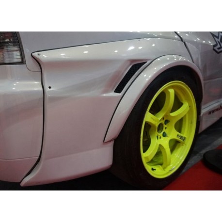 Voltex Rear Fender Flares Track Version GFK Mitsubishi EVO 7-9