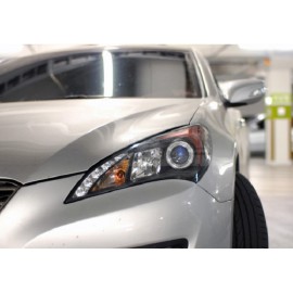 LED Scheinwerfer schwarz Angel Eyes Hyundai Genesis 09- 2