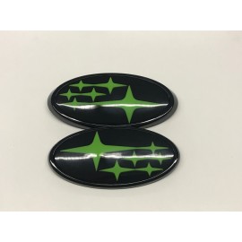 Subaru OEM Emblem Set Grüne Sterne 11-14