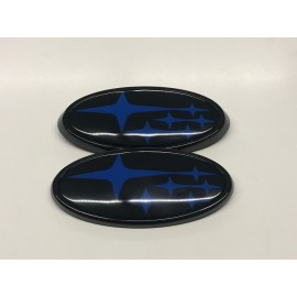 Subaru OEM Emblem Set Blaue Sterne 11-14