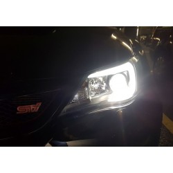 Scheinwerfer schwarz mit DRL Subaru Impreza 2007-2014 2