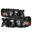 Scheinwerfer Schwarz Subaru Forester 2003-
