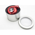 Turbo Schlüsselanhänger mit Sound und Feuerzeug Neonchrom