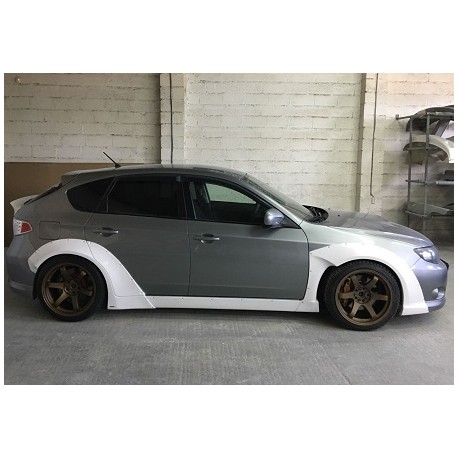 thumbnail image 2 of JDM Rocketbunny Style Fender Flares Kit For Subaru Impreza 02–07 – Fiberglass, White Gelcoat (8pcs) 2 of 6