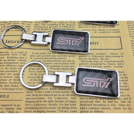 Carbon Schlüsselanhänger STI Subaru