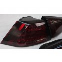 VW Golf 7 Jg. 2012- Light Tube Heckleuchten Rot/Chrom