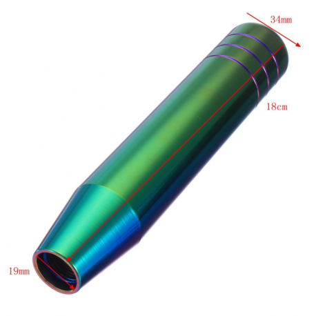 Schaltknauf Universal Neon Chrom 18cm