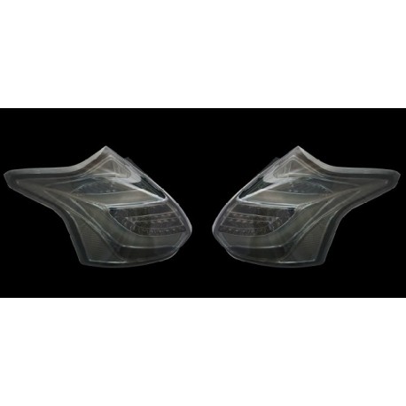 LED Rückleuchten Schwarz Ford Focus 2011-