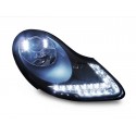 LED Scheinwerfer V2 Schwarz Porsche 996